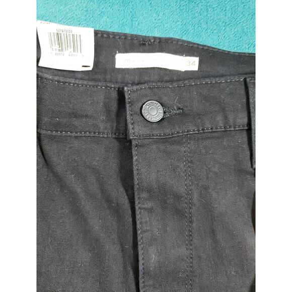 Levis 720 Jeans Size 18 Womens Black Pants Stretch Denim High Rise Skinny NWT - Picture 10 of 16